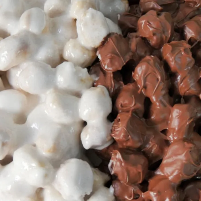 pignolata chocolate and lemon glazing